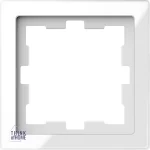 MTN4010-6520 - Ramka szklana biel kryształowa D-Life