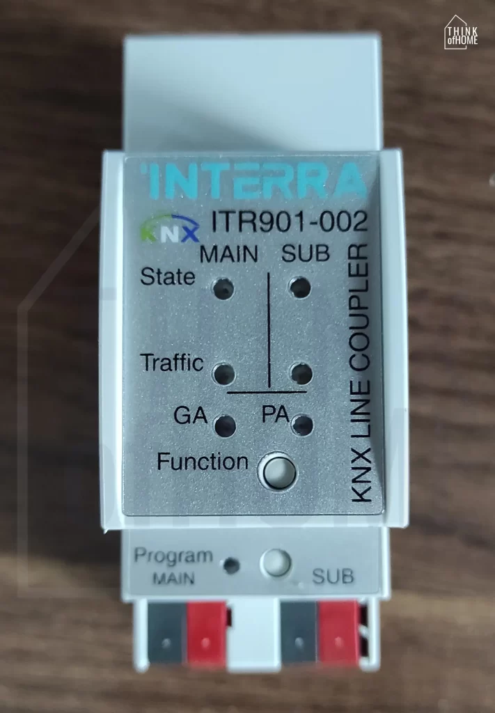 Router KNXIP Interra od frontu ITR901-002
