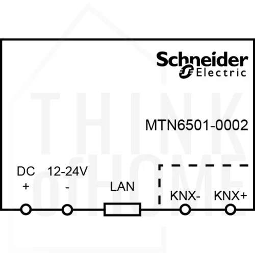 MTN6501-0002 - schemat CAD - serwer wizualizacji u.motion Plus Schneider