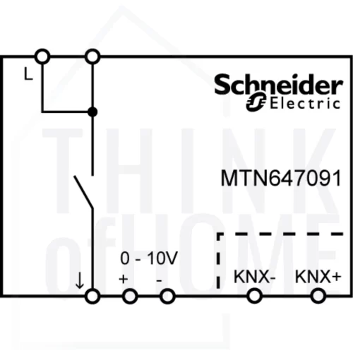 MTN647091 - blok do schematu podłączeń