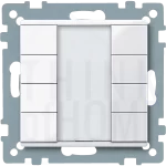 MTN617425 - przycisk 4-krotny M-Plan Plus biały aktywny