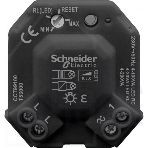 Uniwersalny ściemniacz LED pod przycisk, do puszki CCT99100 Schneider